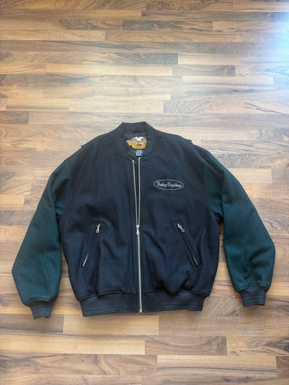 Wool Harley Davidsons Varsity Jacket Size XL